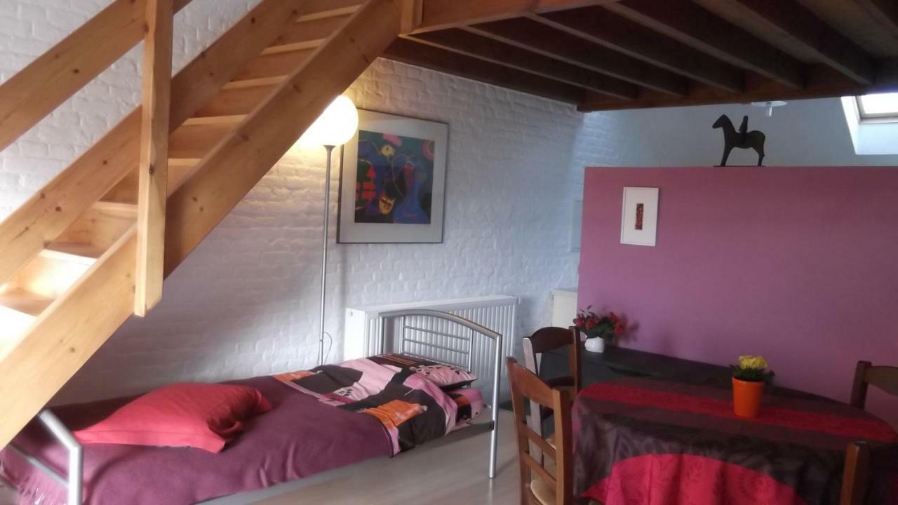 Ferme Du Pont De Bois - Le Fenil Lägenhet Thuin Exteriör bild